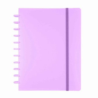 CADERNO INGENIOX A4 QUADRICULADO LILÁS